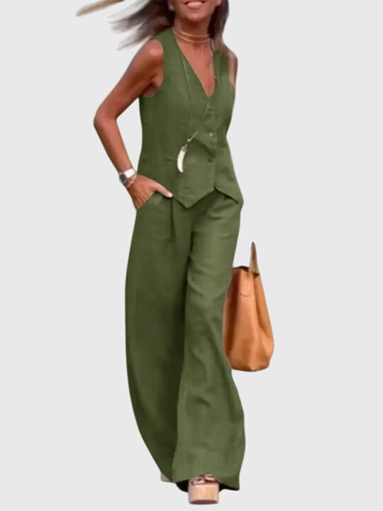 Crescencia | Conjunto Elegante de Dos Piezas