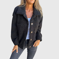 Perla | Chaqueta Relajada de Mujer con Cuello en V