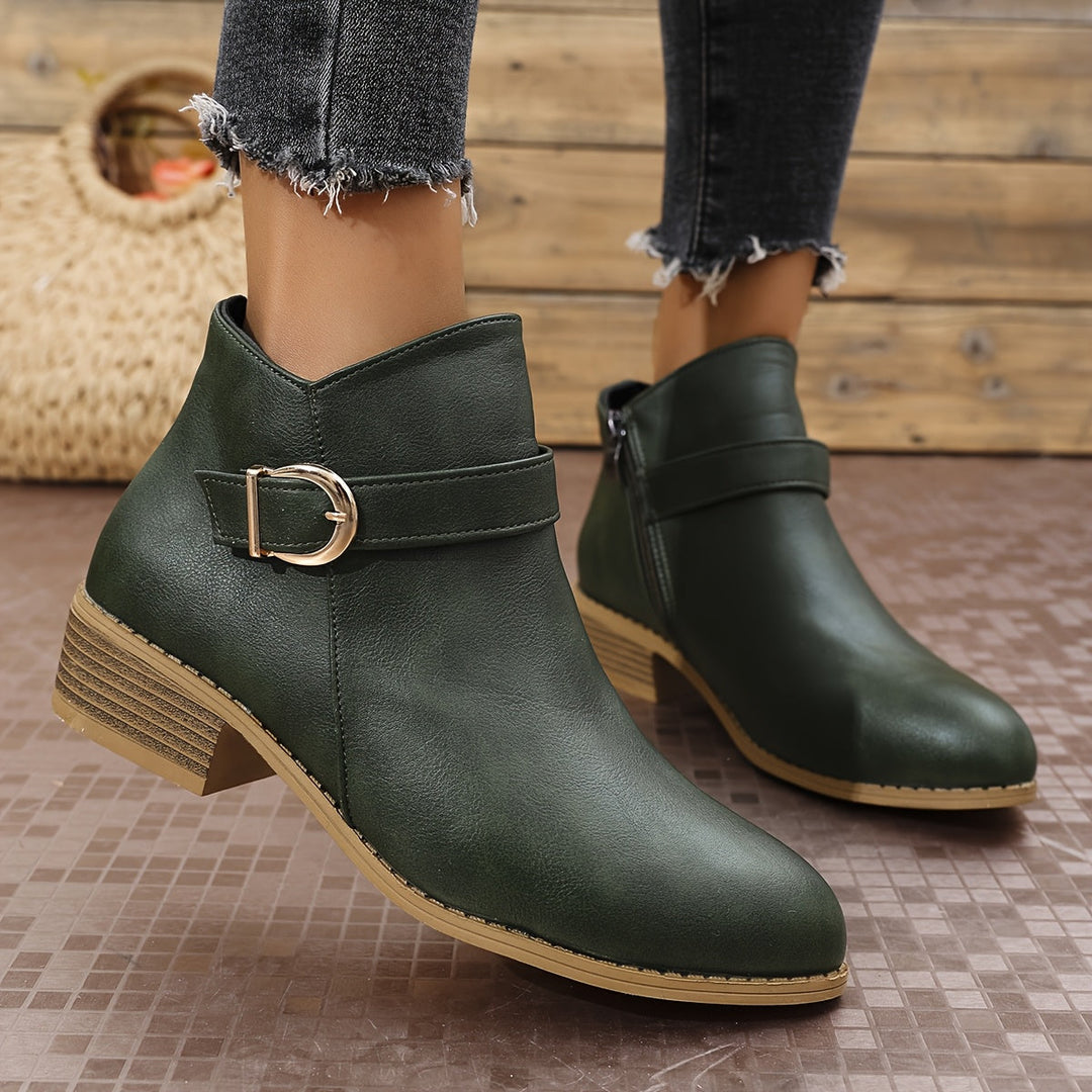 Severina | Botines Chelsea de Mujer con Correa Envolvente