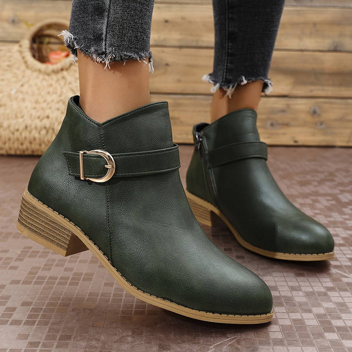 Severina | Botines Chelsea de Mujer con Correa Envolvente