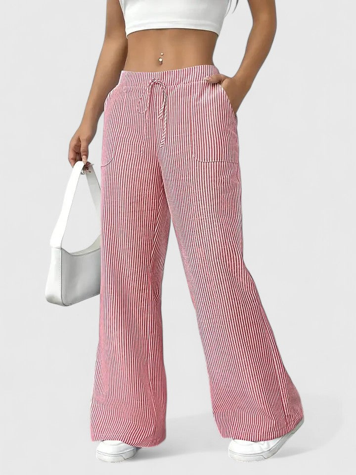 Montserrat | Pantalón Ancho de Mujer con Cintura Ajustable