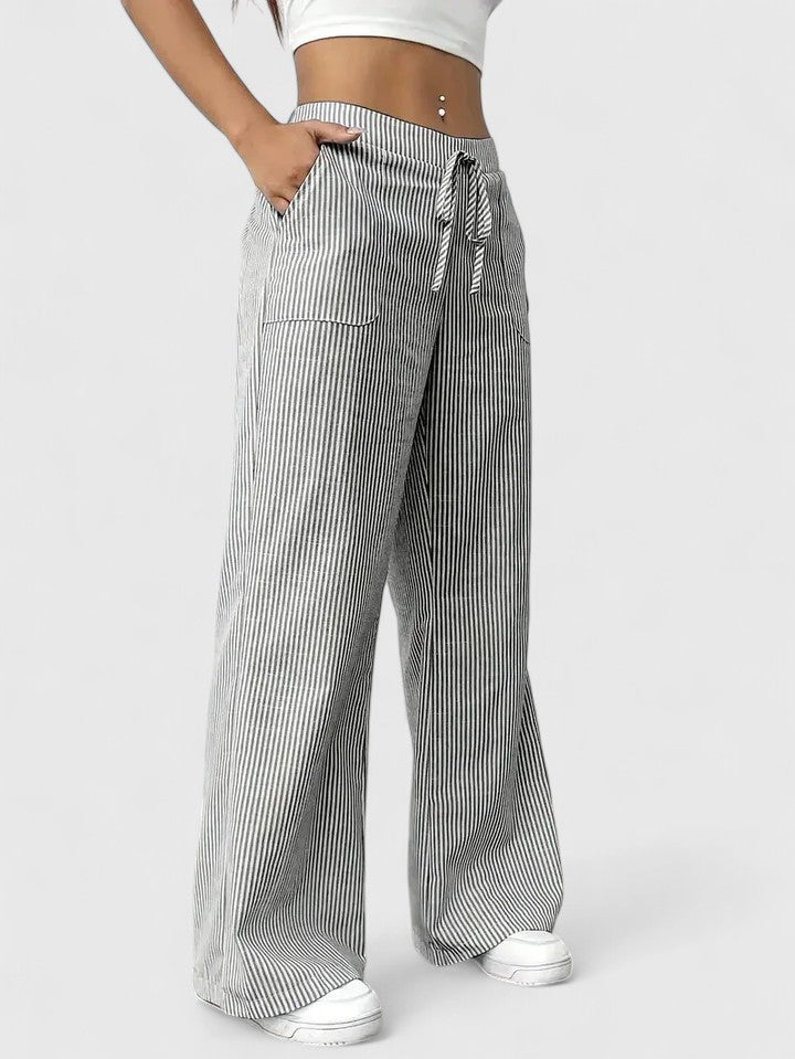 Montserrat | Pantalón Ancho de Mujer con Cintura Ajustable