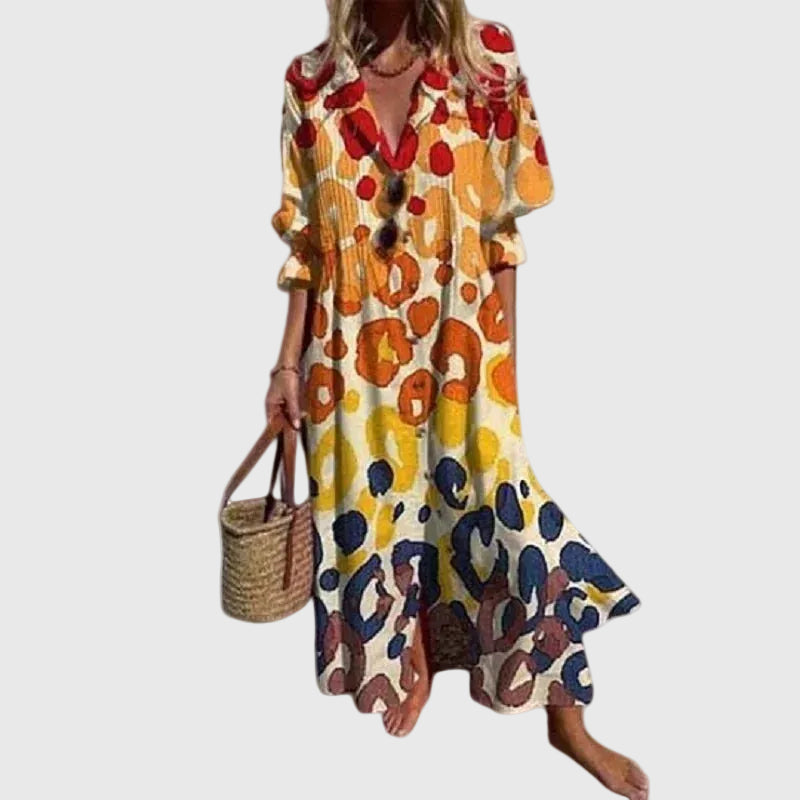 Francisca | Vestido Maxi Bohemio Elegante