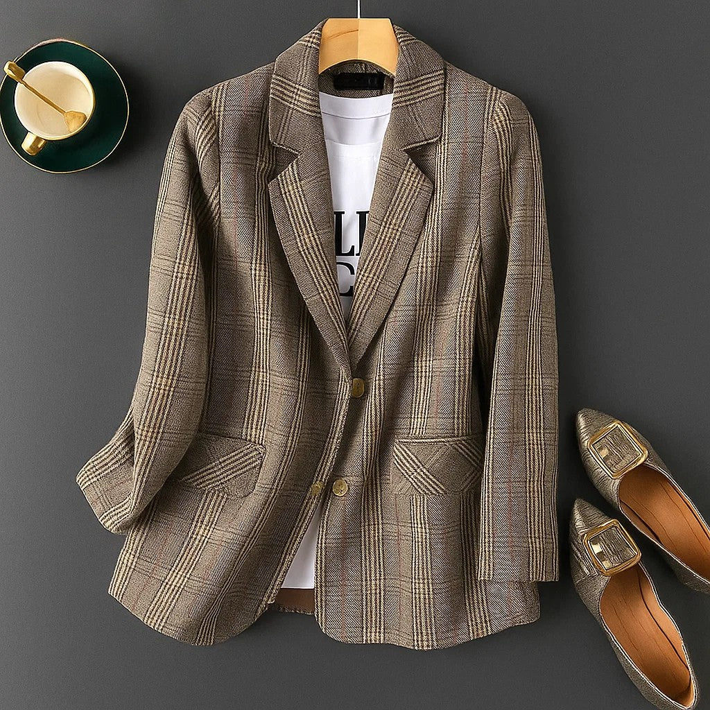 Beige a Cuadros / 4XL