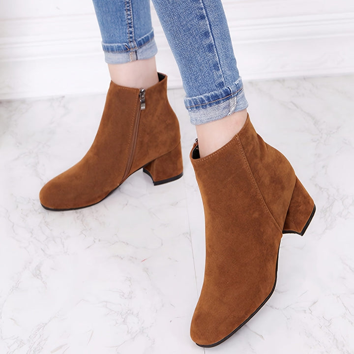 Prudencia | Botines Chelsea de Mujer con Acabado Ante