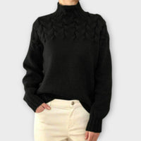 Eva | Suéter femenino con detalle de trenza