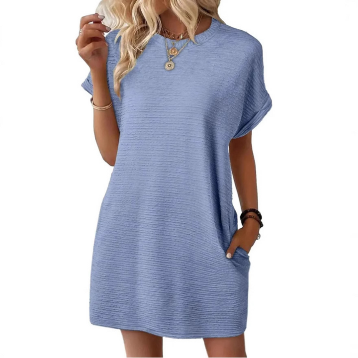 Sofía | Vestido Mini Elegante Con Bolsillo