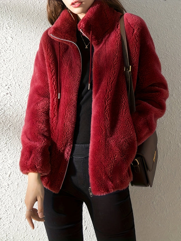 Juana | Chaqueta de Punto Alto con Cremallera