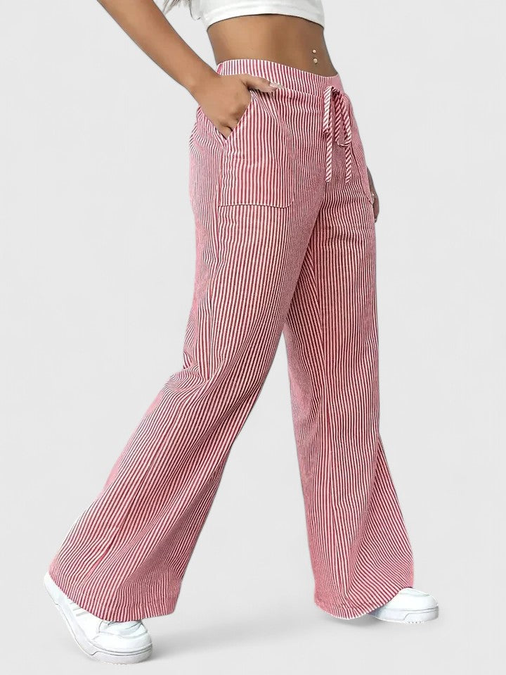 Montserrat | Pantalón Ancho de Mujer con Cintura Ajustable