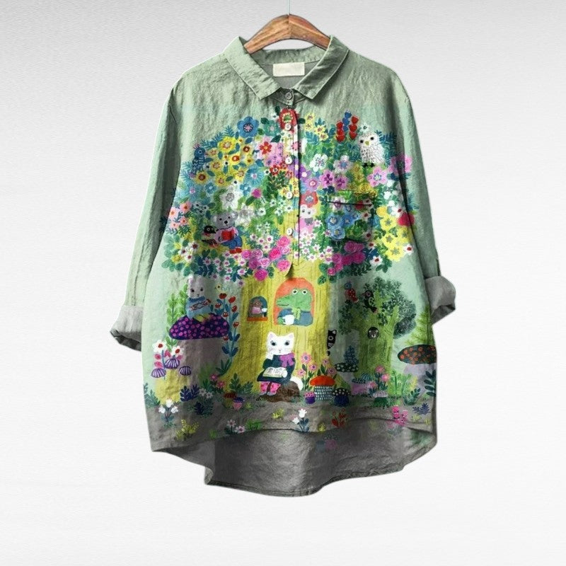 Alejandra | Blusa Vintage Elegante