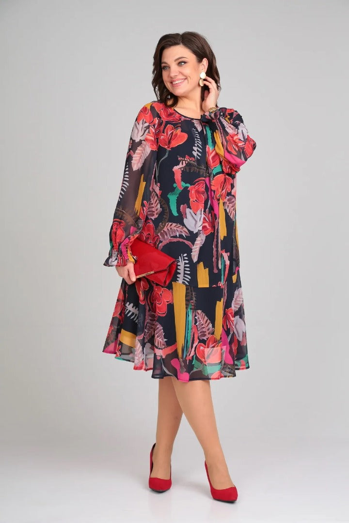 Teresa | Vestido floral elegante