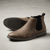 Remigio | Botines Chelsea de Hombre de Aspecto Piel Suave