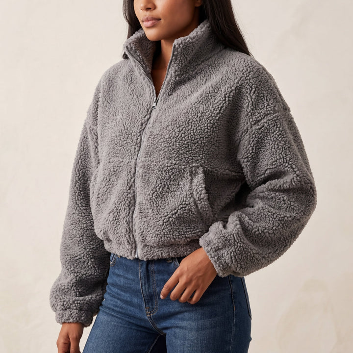 Herminda | Chaqueta Sherpa de Pelo Sintético