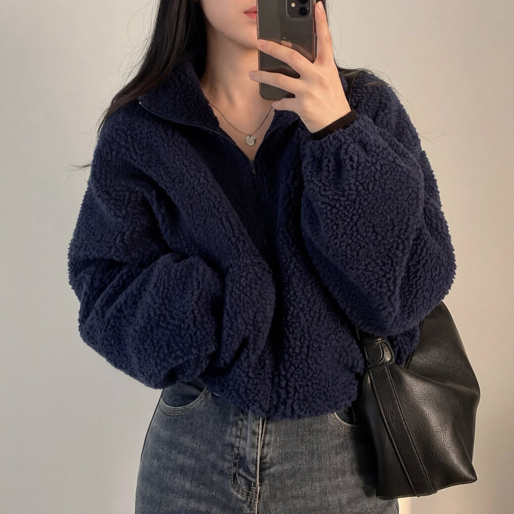 Herminda | Chaqueta Sherpa de Pelo Sintético