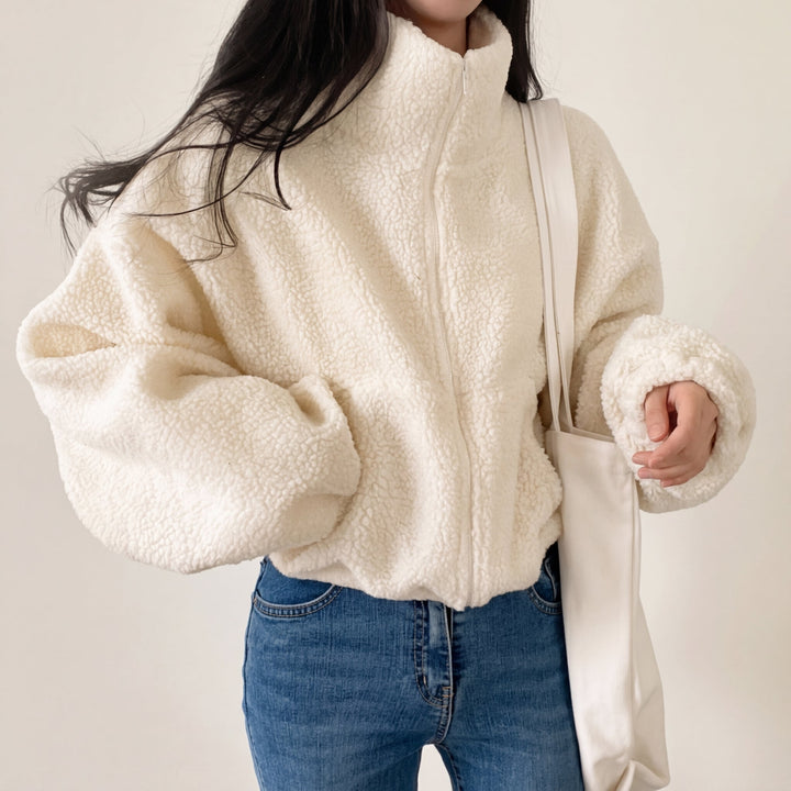 Herminda | Chaqueta Sherpa de Pelo Sintético