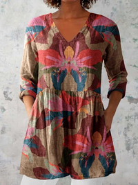 Harmony | Camisa de Cuello V Largo Vintage