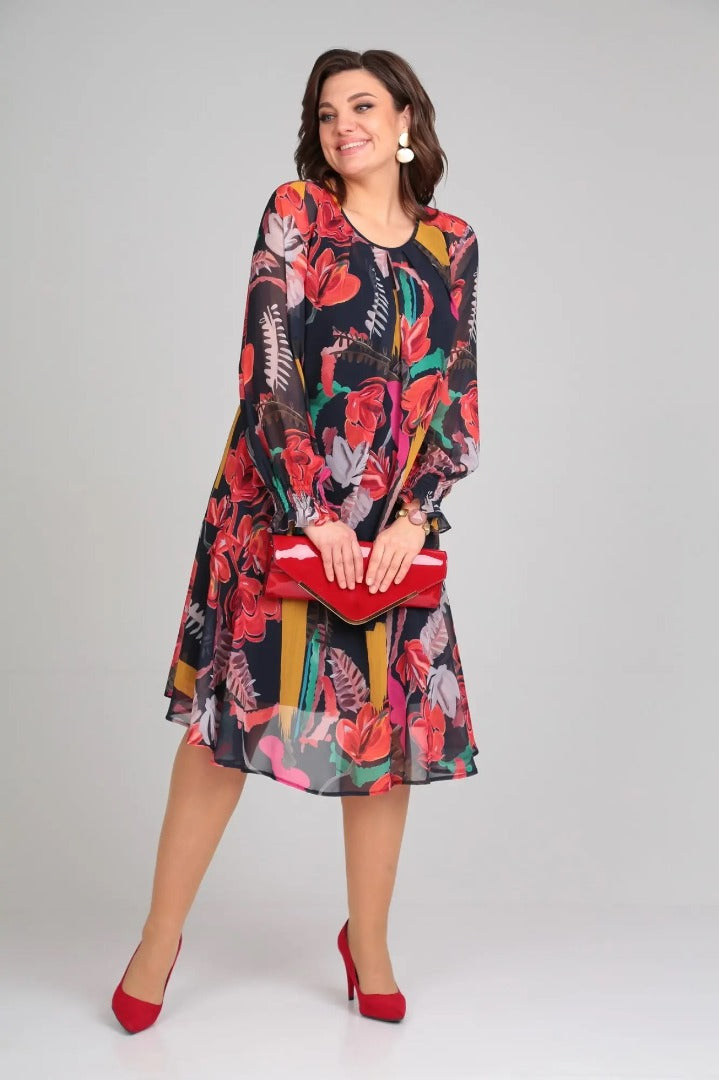 Teresa | Vestido floral elegante