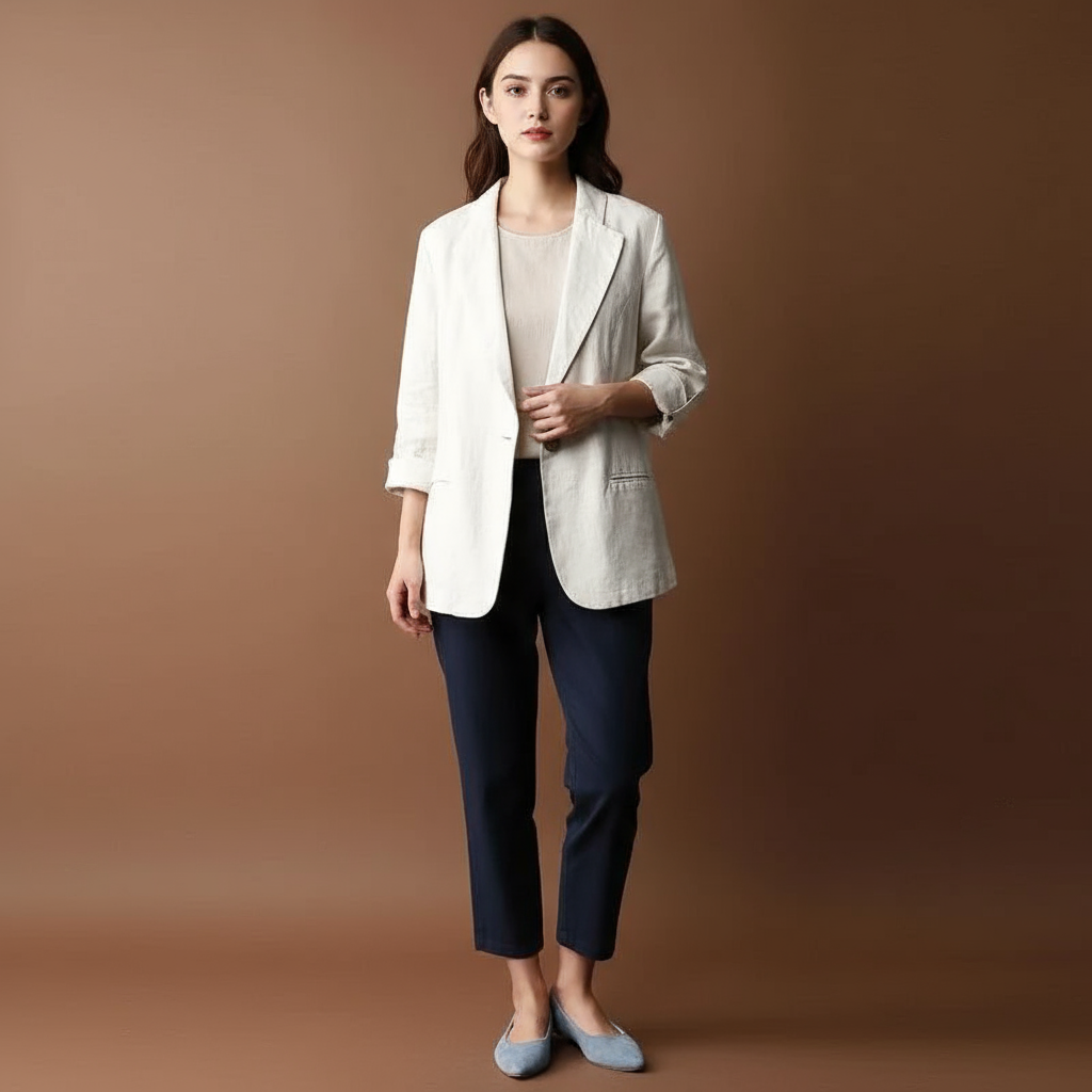 Consuelo - Blazer de Mujer de Lino