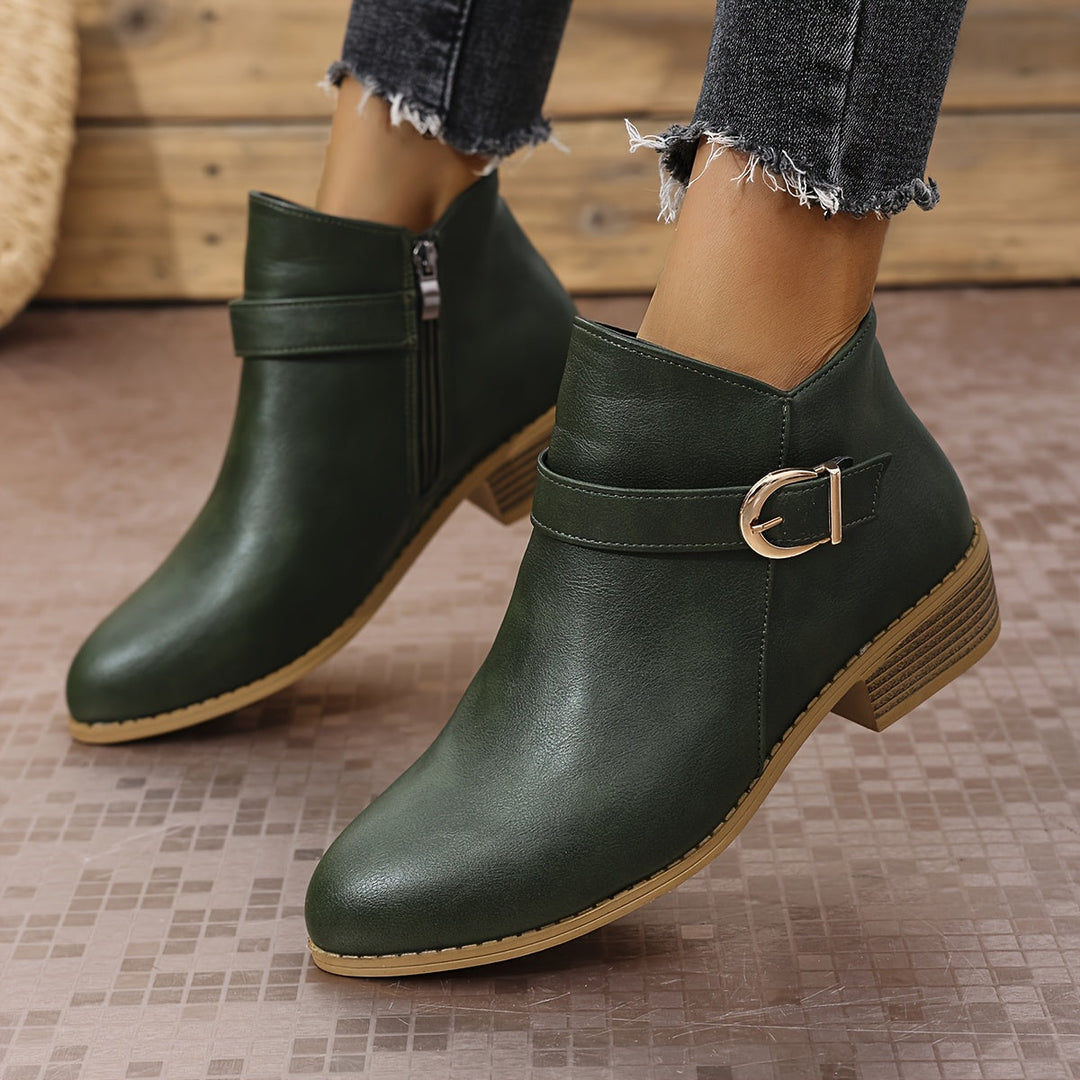Severina | Botines Chelsea de Mujer con Correa Envolvente