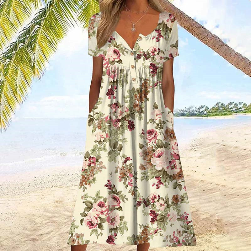 Ropa Vintage Con Estampado Floral