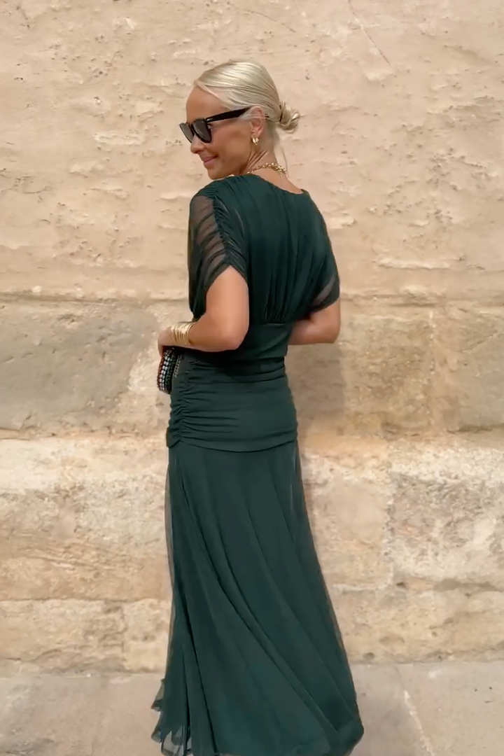 Rebeca | Vestido Maxi de Fiesta Elegante con Escote en V