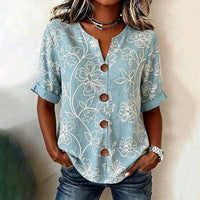 Eva | Blusa vintage con estampado floral