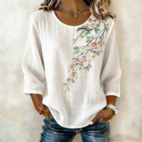 Emilia | Blusa vintage con estampado floral
