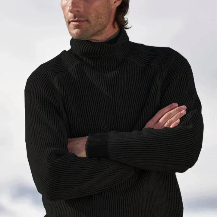 Cipriano | Jersey de Cuello Alto Elegante de Hombre