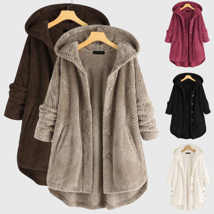 Anselma | Chaqueta Polar con Capucha