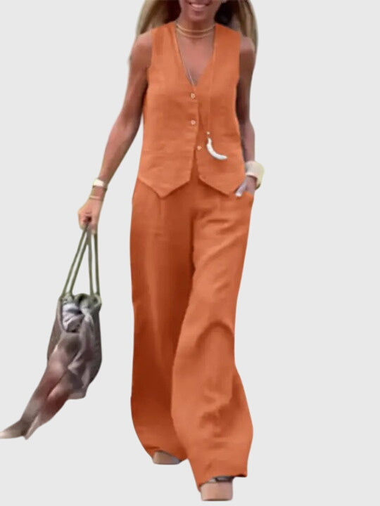 Crescencia | Conjunto Elegante de Dos Piezas