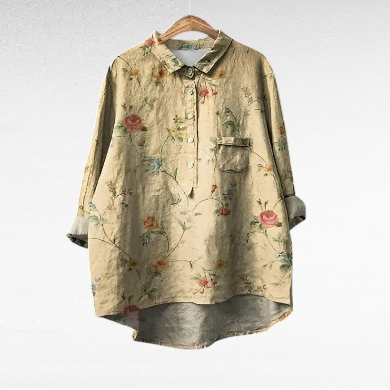 Noémie | Elegante Blusa de Verano en Linne