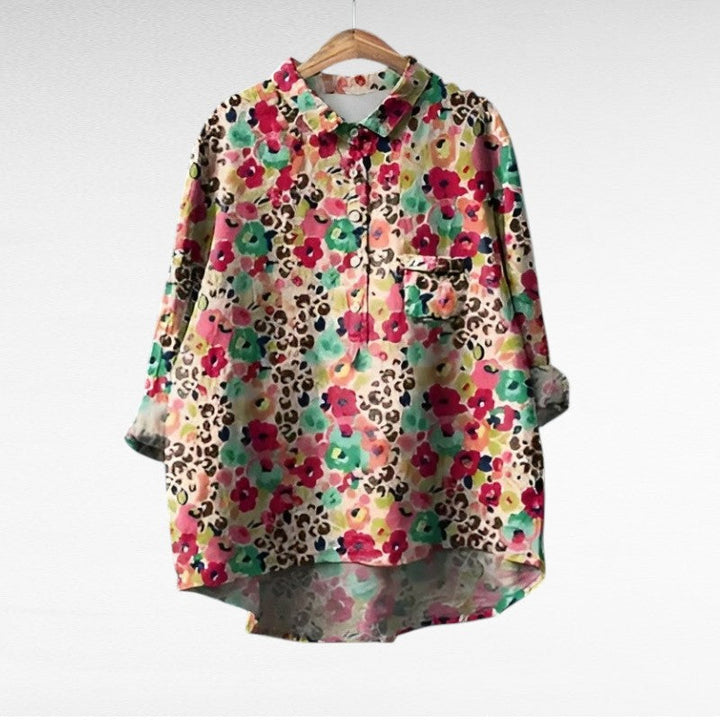 Iliana | Blusa Vintage Elegante