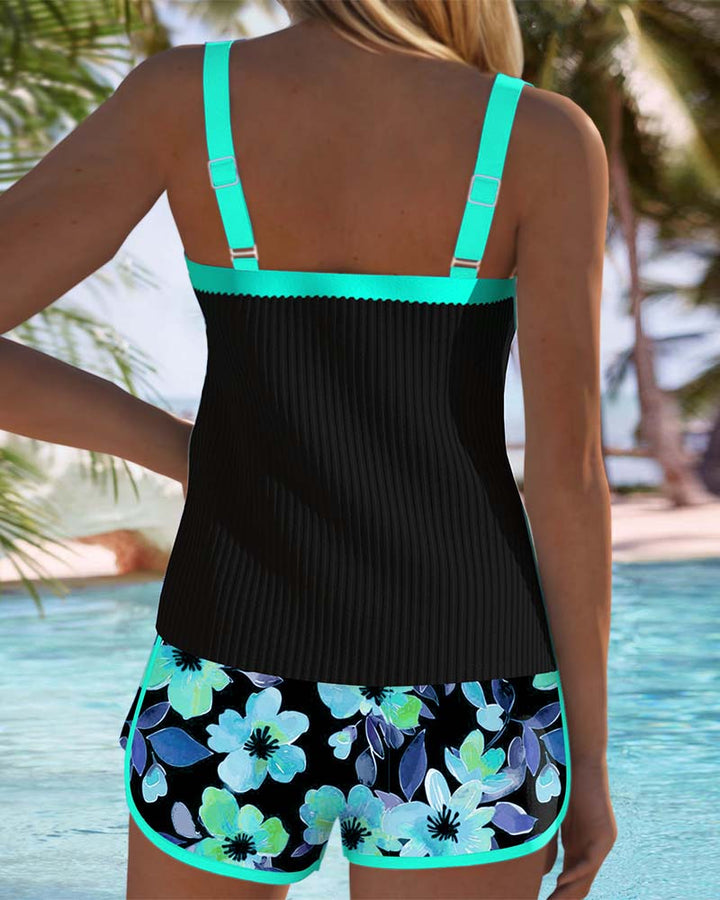 Gabriela | Tankini Elegante con Short Floral