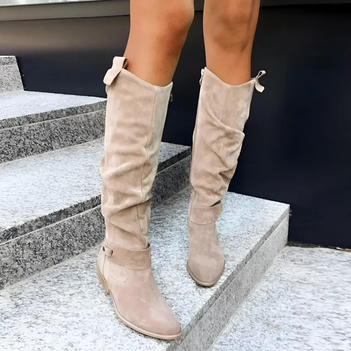 Engracia | Botas Altas de Mujer de Ante con Gracia
