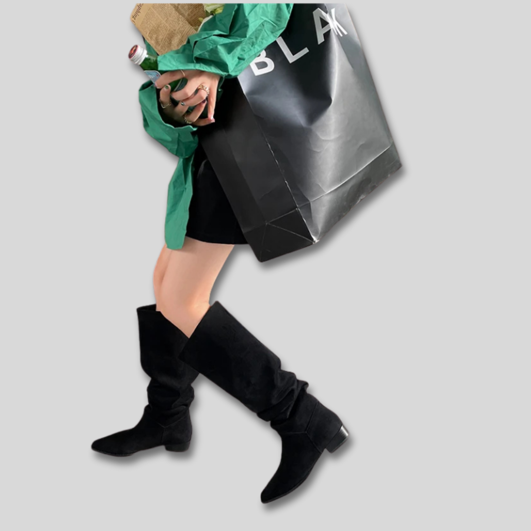 Rosaura | Botas Altas de Mujer de Ante Elegantes