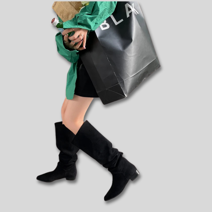 Rosaura | Botas Altas de Mujer de Ante Elegantes