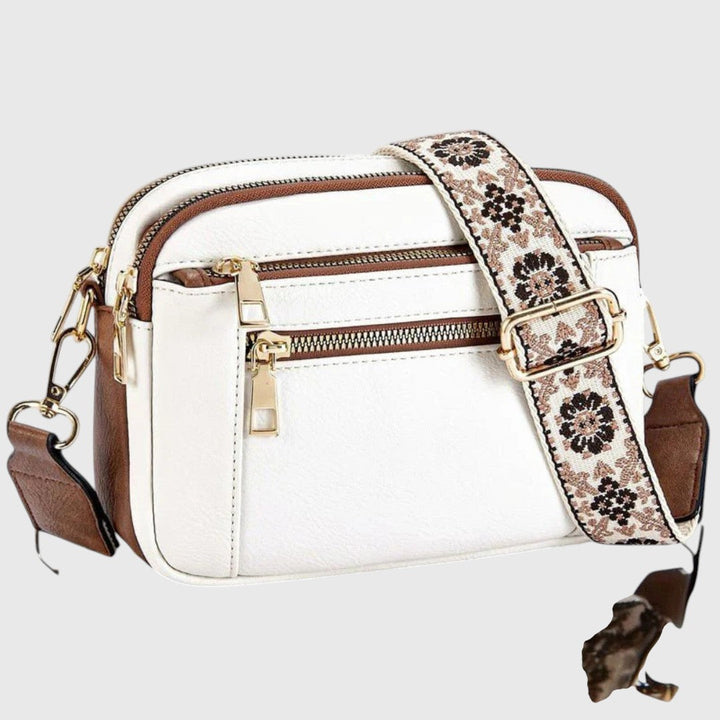 Ana | Bolso de Hombro con Correa Floral