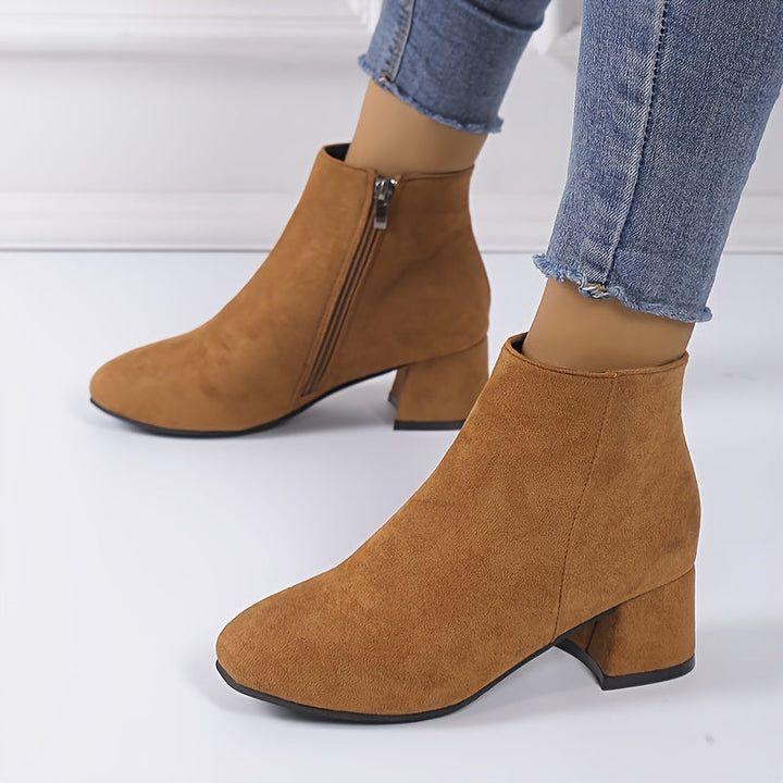 Prudencia | Botines Chelsea de Mujer con Acabado Ante