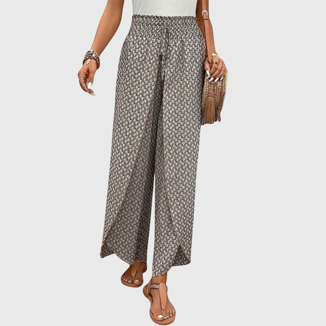 Leticia | Pantalón Palazzo de Mujer de Talle Alto
