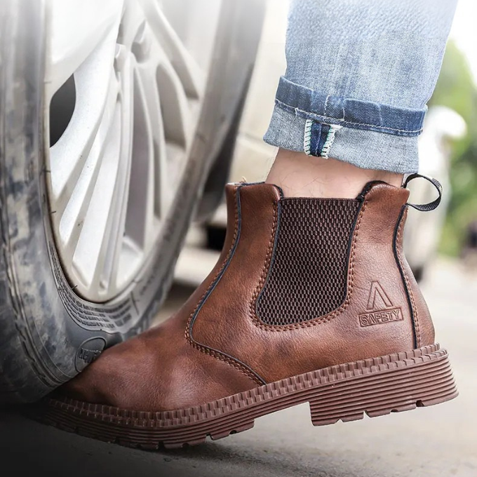Saturnino | Botas Chelsea de Trabajo de Hombre con Puntera Reforzada