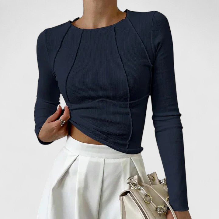 Rozminda | Blusa de Manga Larga Cómoda