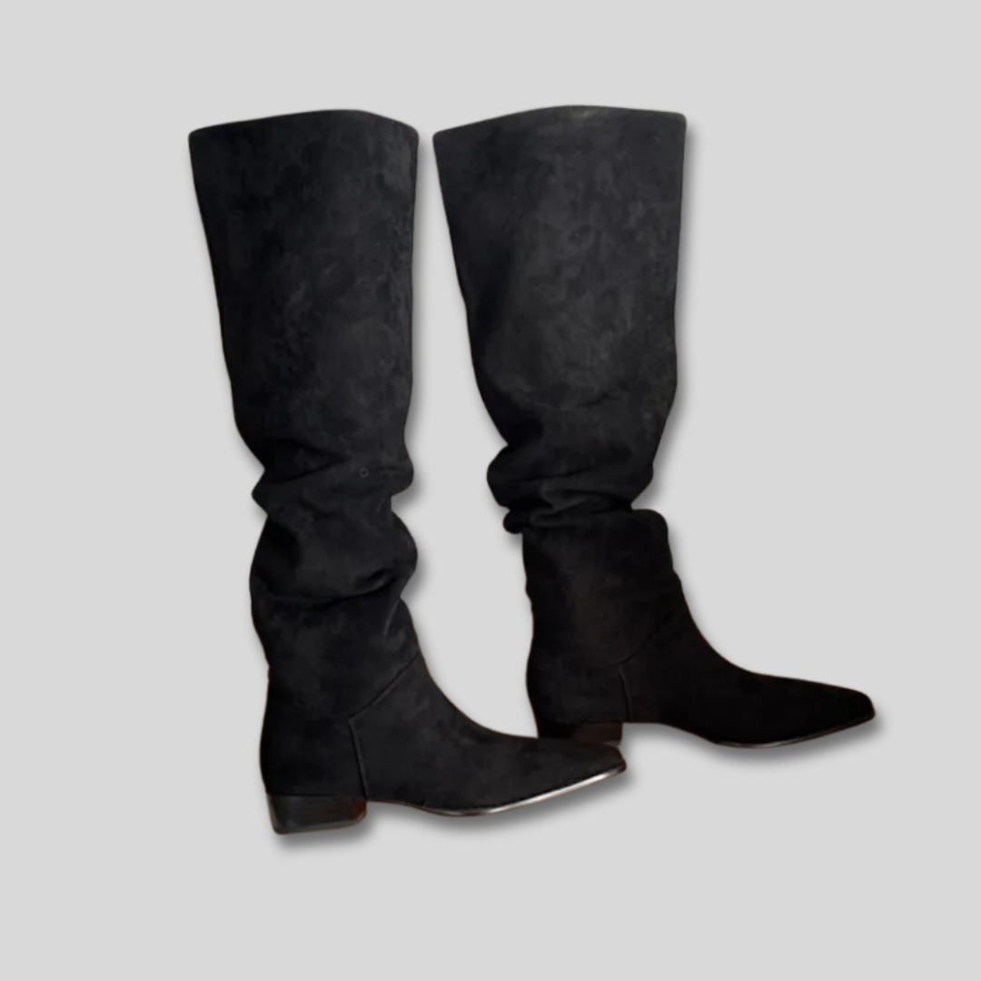 Rosaura | Botas Altas de Mujer de Ante Elegantes