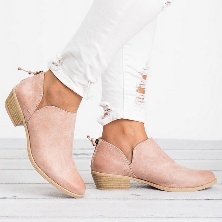 Melitona | Botines de Tacón Bajo para el Día a Día