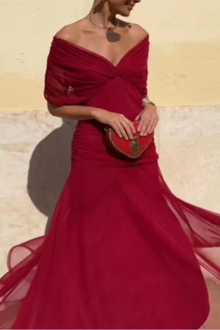 Rebeca | Vestido Maxi de Fiesta Elegante con Escote en V