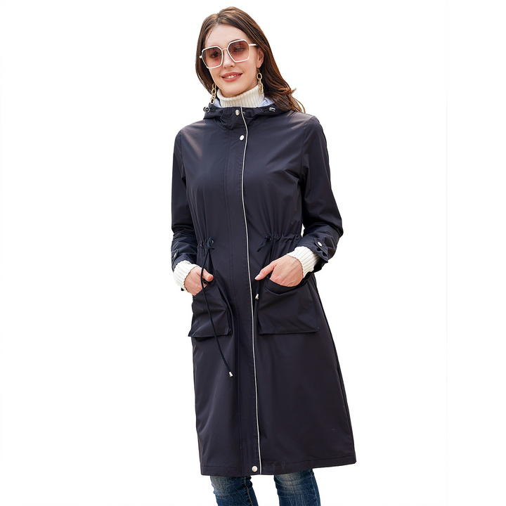 Betania | Gabardina Impermeable de Mujer de Corte Clásico