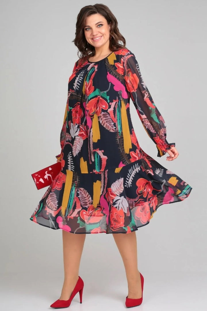 Teresa | Vestido floral elegante