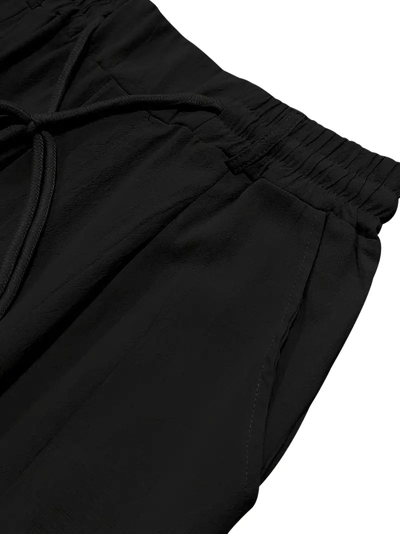 Daniel | Pantalones Largos De Lino Con Cordón