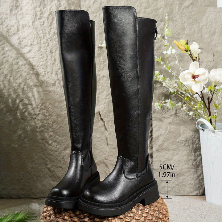Crispina | Botas de Mujer sobre la Rodilla Entalladas