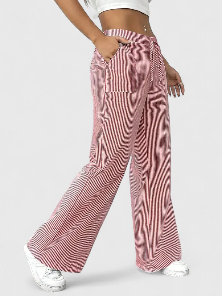 Montserrat | Pantalón Ancho de Mujer con Cintura Ajustable