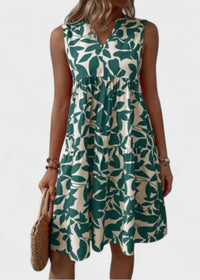 Sofía – Vestido de Verano con Estampado Floral en Línea-A